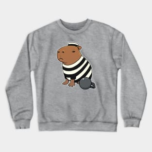 Capybara Prisioner Crewneck Sweatshirt